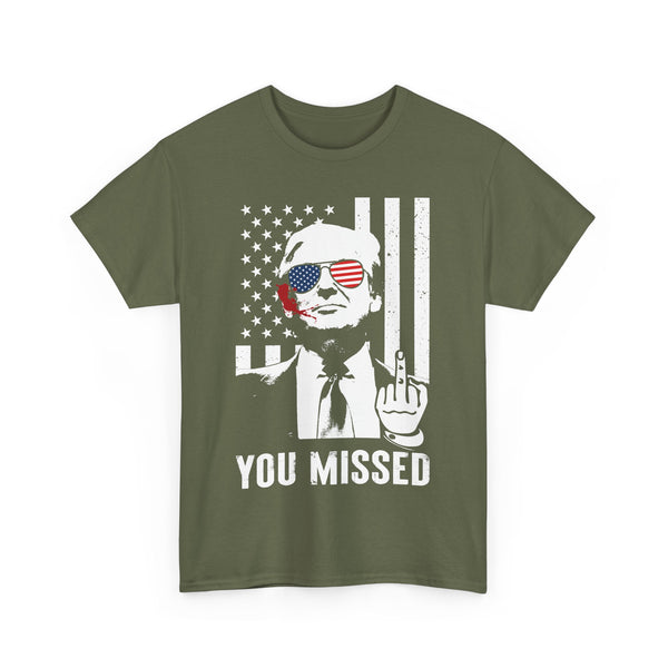 "You Missed" Heavy Cotton Tee