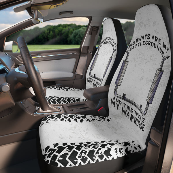 Big Rig Battle Grounds - Car Seat Covers